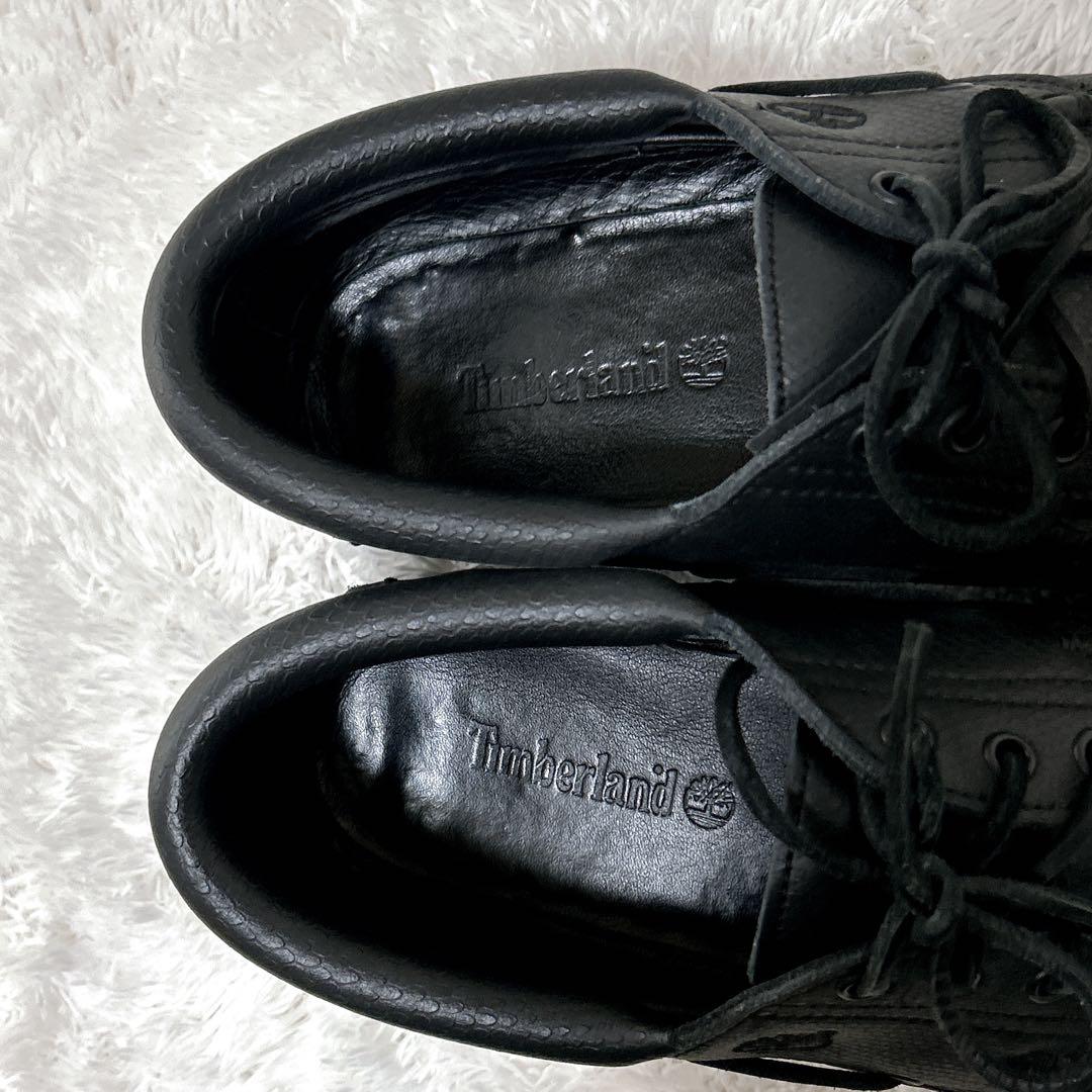 美品✨　Timberland 3eye HELCOR デッキシューズ　ブラック