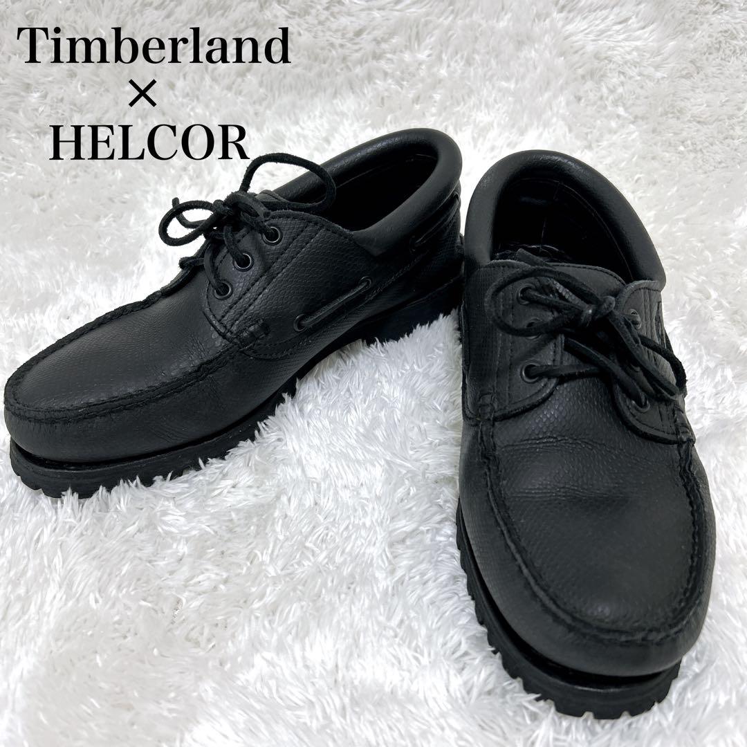 美品✨　Timberland 3eye HELCOR デッキシューズ　ブラック