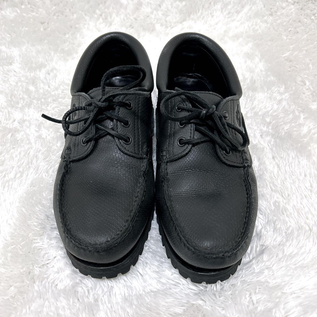 美品✨　Timberland 3eye HELCOR デッキシューズ　ブラック