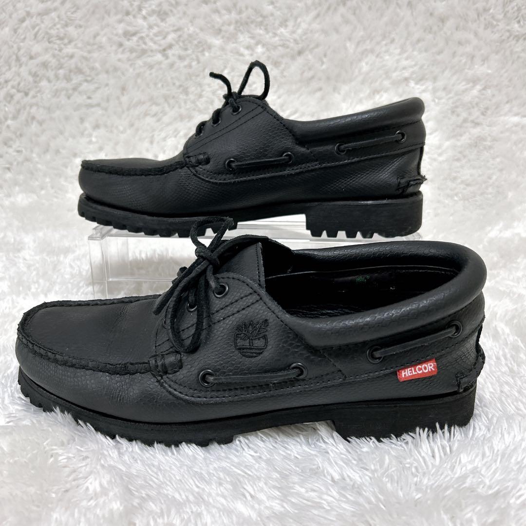 美品✨　Timberland 3eye HELCOR デッキシューズ　ブラック