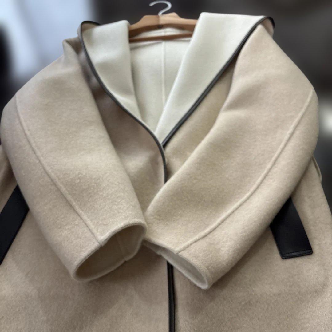 モラビト　リバーシブルカシミヤコート