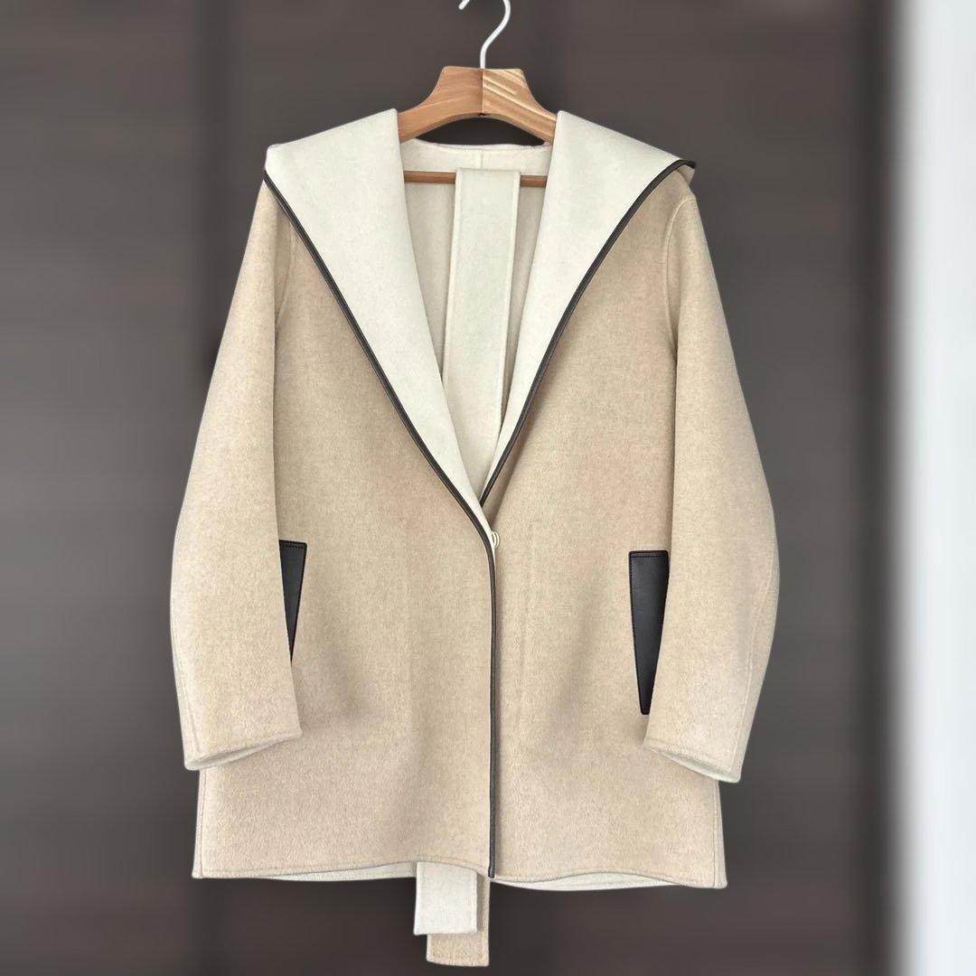 モラビト　リバーシブルカシミヤコート