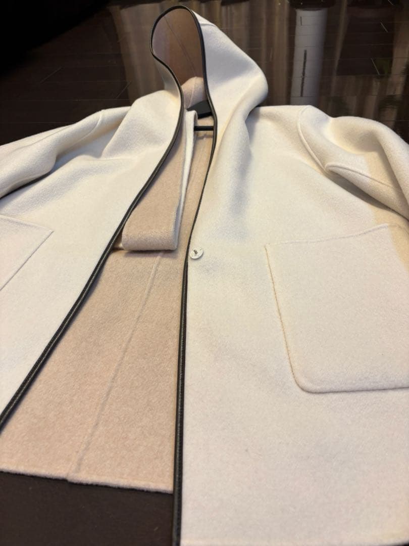 モラビト　リバーシブルカシミヤコート