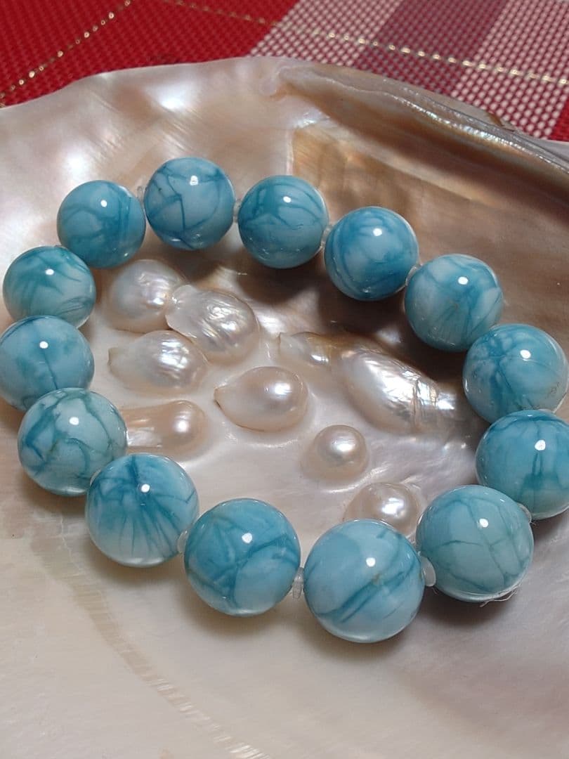 Ｗ*s様おまとめ高品質ドラゴンクローラリマーブレスレット12mmハートルース