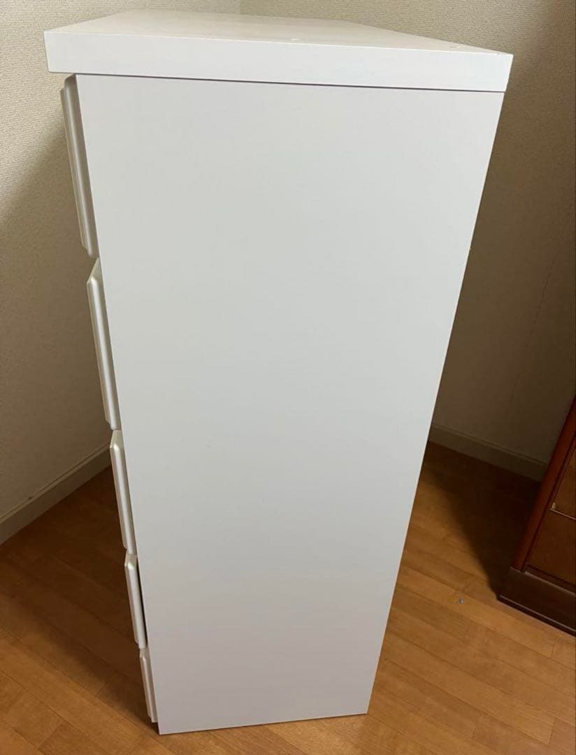 Anna様　ニトリ　ハイチェスト(TA75WH 取っ手ピンク) 日本製　ホワイト