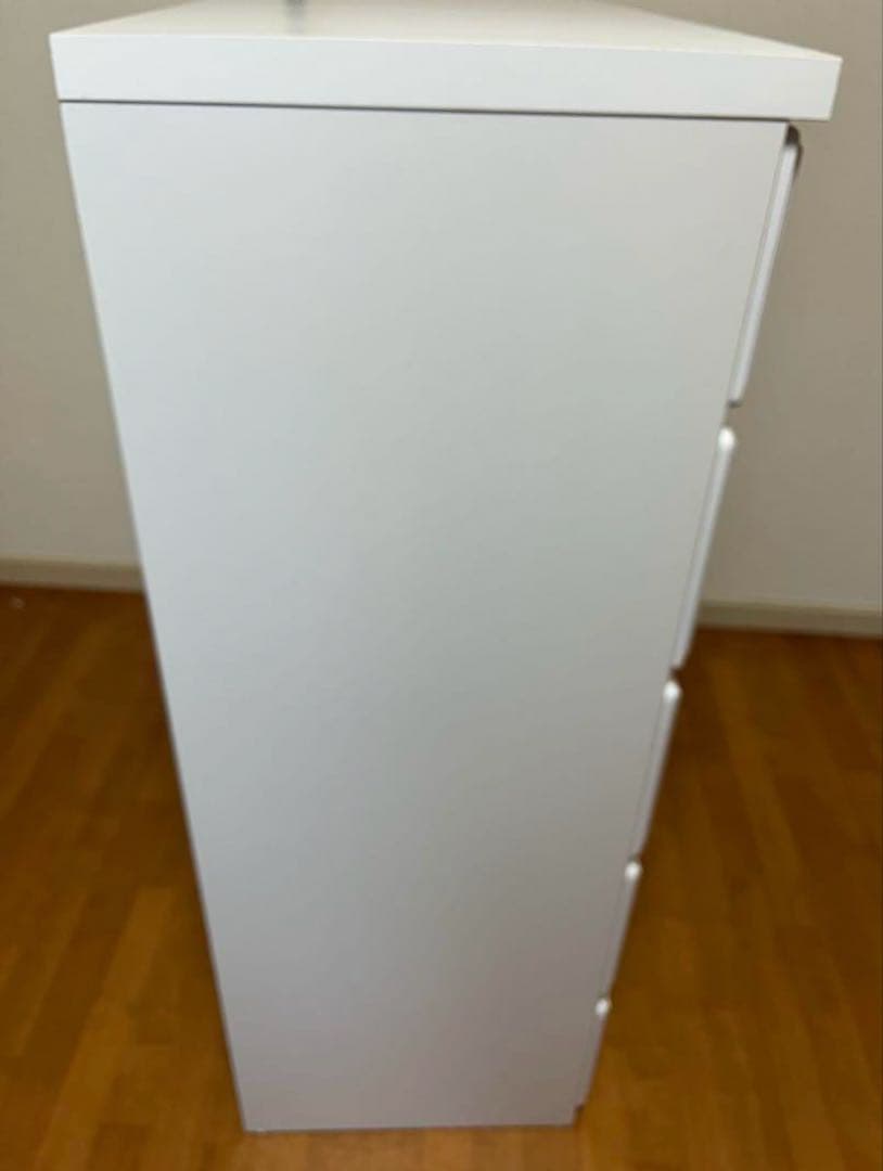 Anna様　ニトリ　ハイチェスト(TA75WH 取っ手ピンク) 日本製　ホワイト