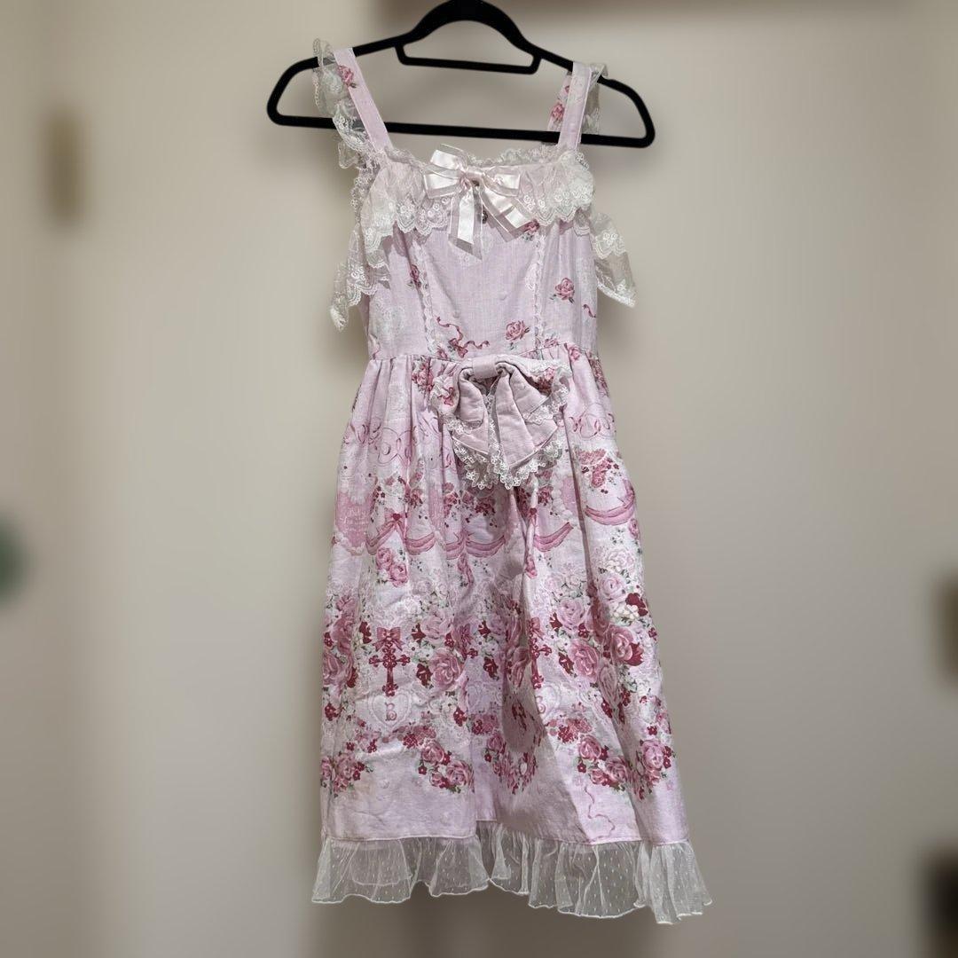 Juno’s Bouquet〜乙女の誓い〜柄ジャンパースカートII ピンク