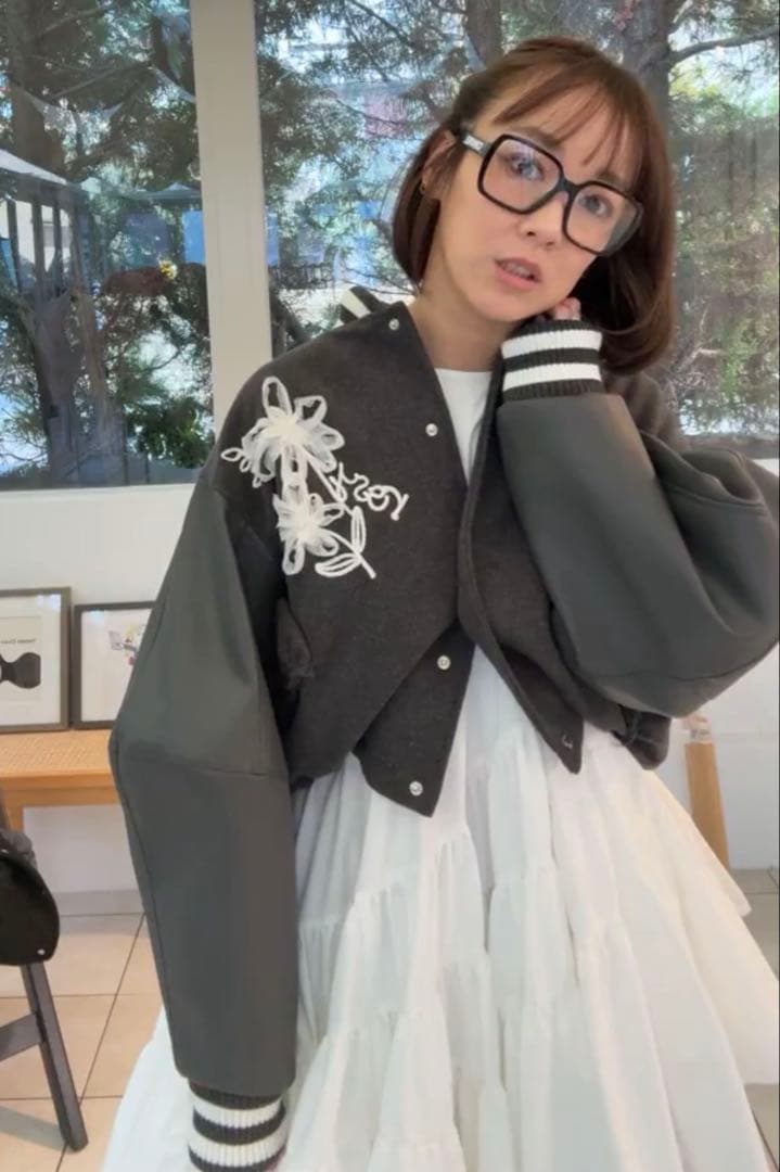 rosymonsterロージーモンスタースタジャン グレー