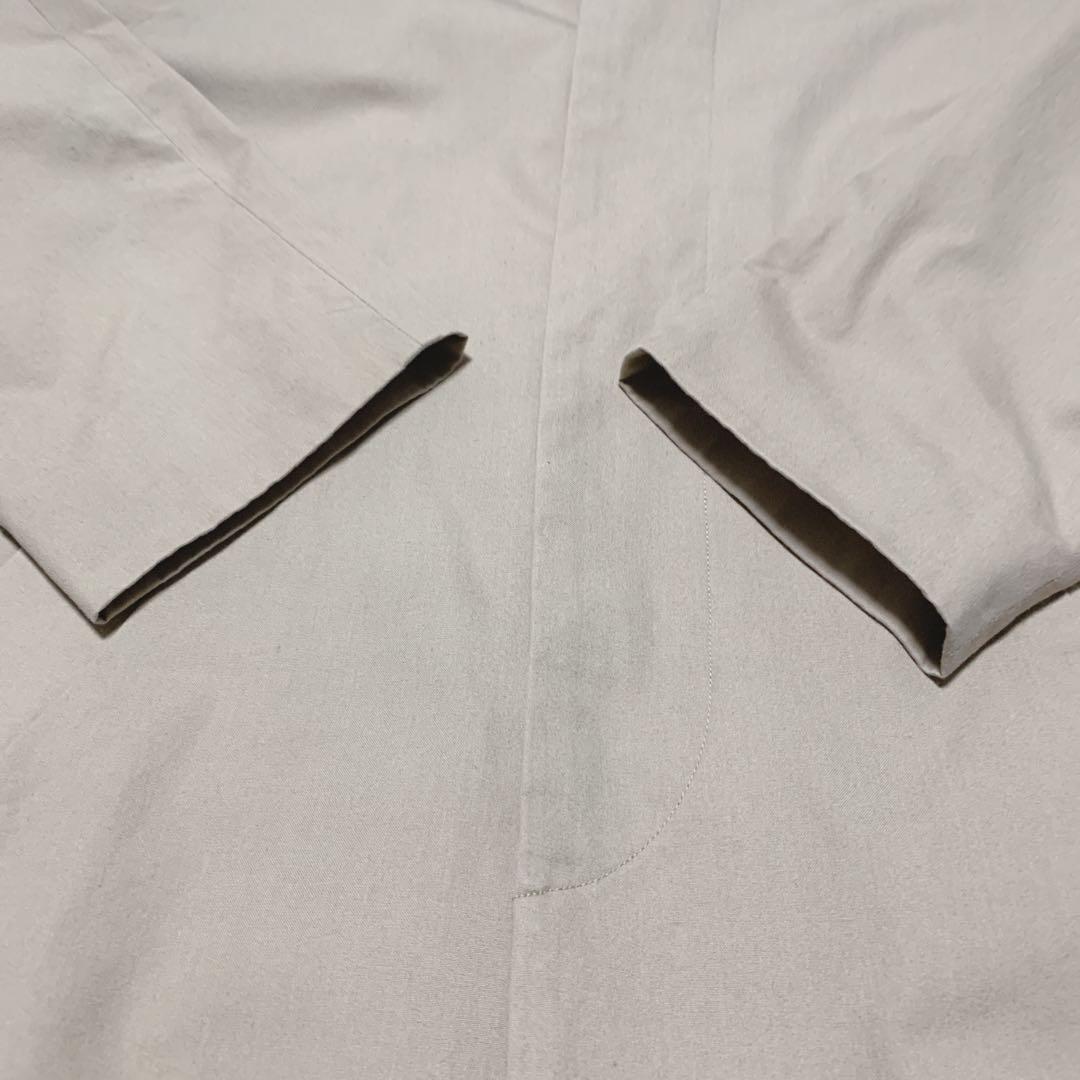 【美品】ヤエカ ステンカラーコート ベージュ S スタンダード