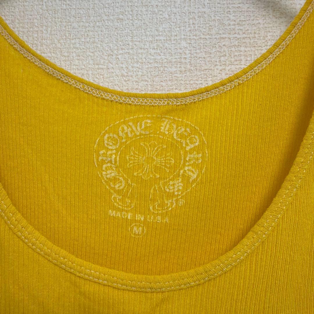 【希少 入手困難】クロムハーツ ロゴプリント タンクトップ