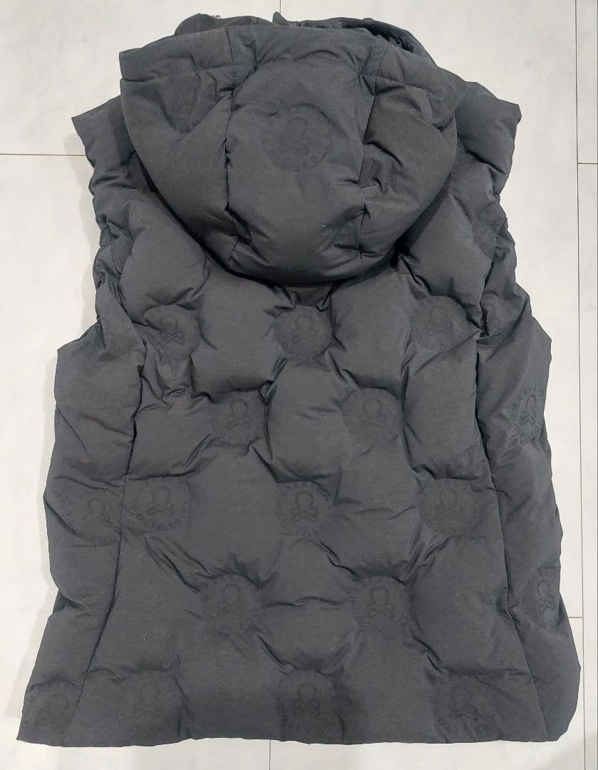 マークアンドロナ　ダウンベスト　ゴルフ　メンズ　ブラック　ラインストーン　46