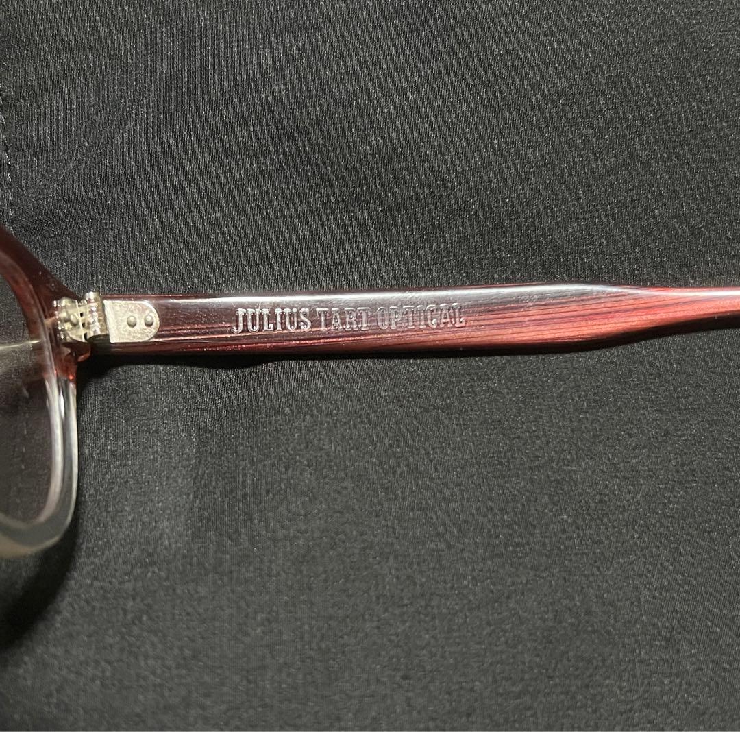 小物 JULIUS TART OPTICAL AR red wood 42-22