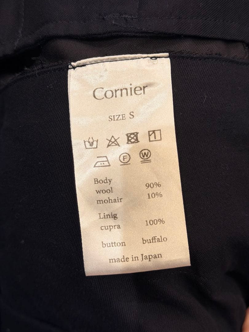 パンツ Cornier Super160's WOOL/KIDMOHAIR SLACKS