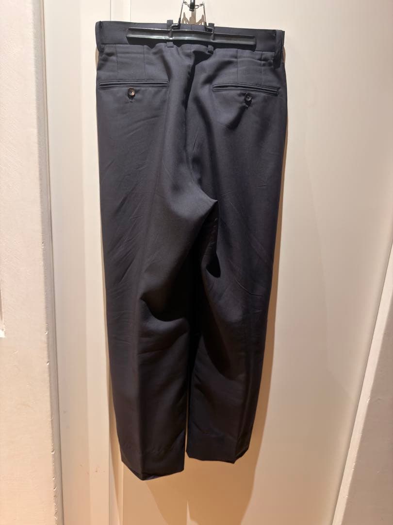 パンツ Cornier Super160's WOOL/KIDMOHAIR SLACKS