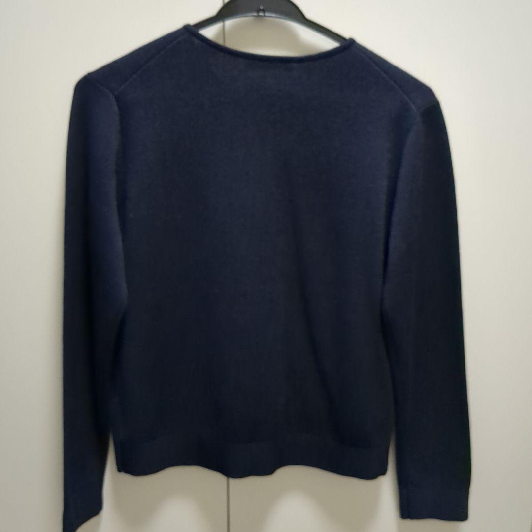 OLD ENGLAND ネイビー ノーカラージャケット