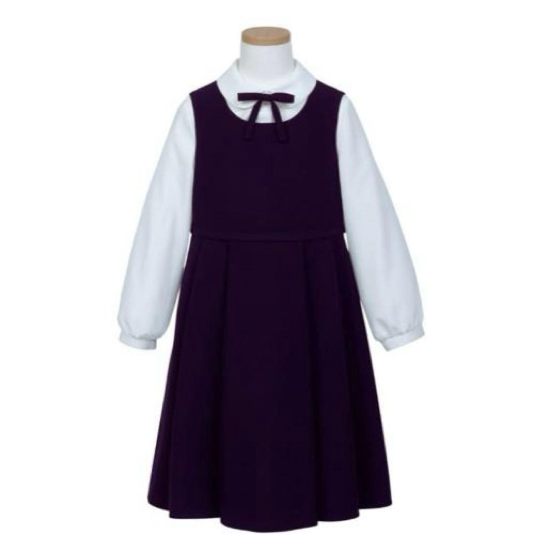 お受験　女の子　120 ワンピース　模試　ジャンパースカート　面接　ボレロ