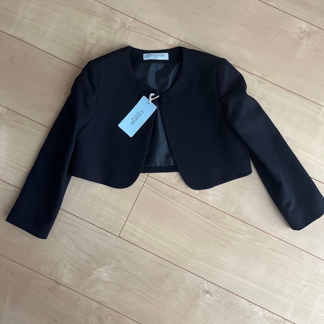 お受験　女の子　120 ワンピース　模試　ジャンパースカート　面接　ボレロ