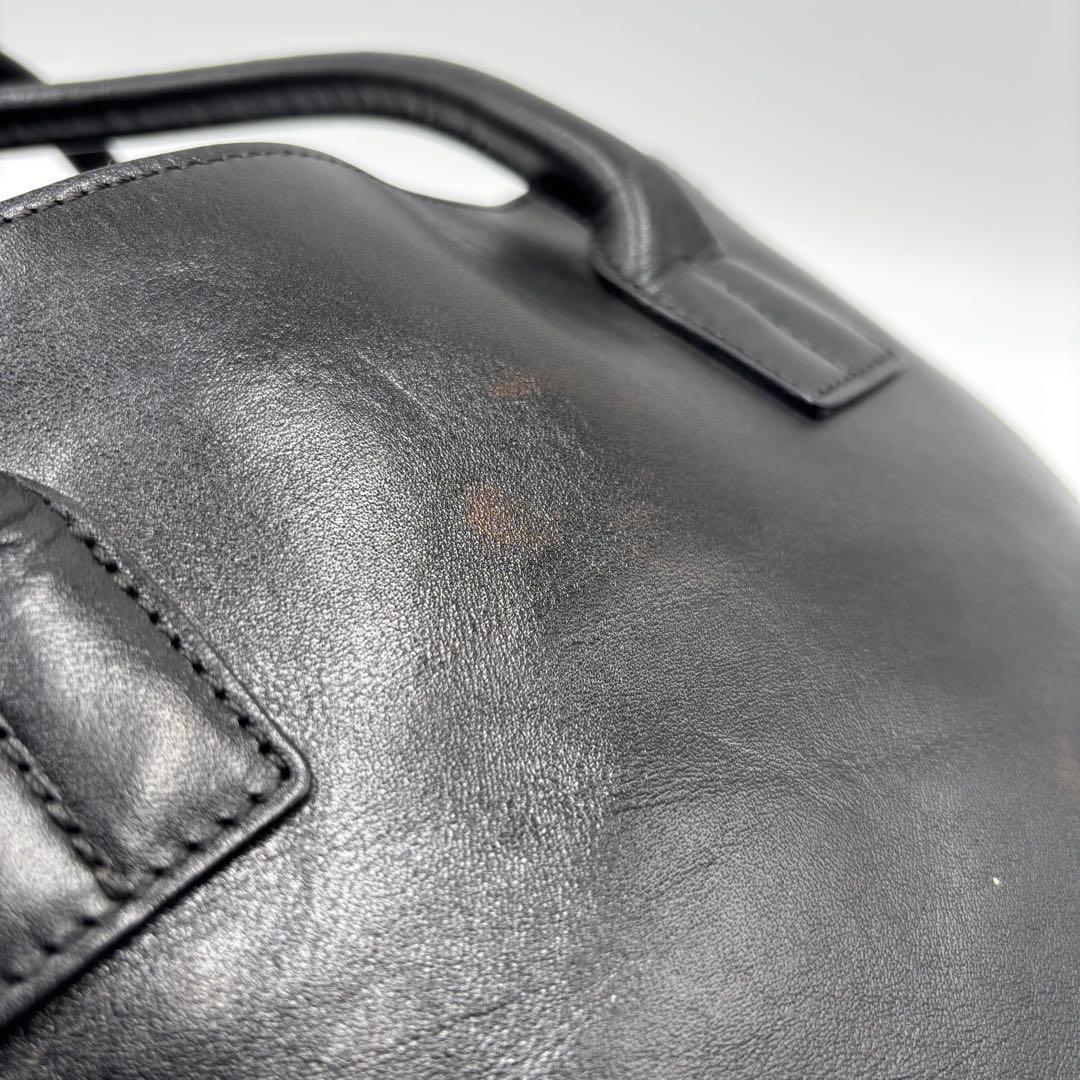 【美品】 HIROFU ヒロフ DUO デュオ トートバッグ ハンドバッグ 黒