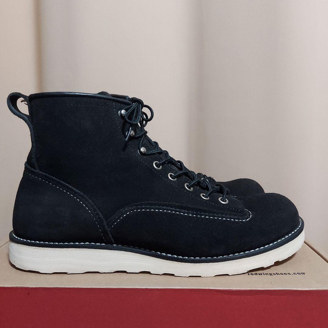 RED WING 2900 ラインマン ブラック アビリーン ラフアウト US9