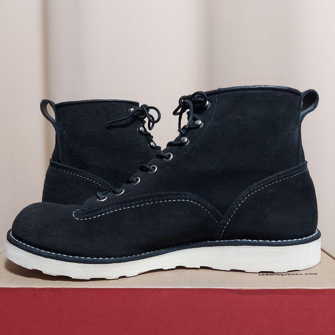 RED WING 2900 ラインマン ブラック アビリーン ラフアウト US9