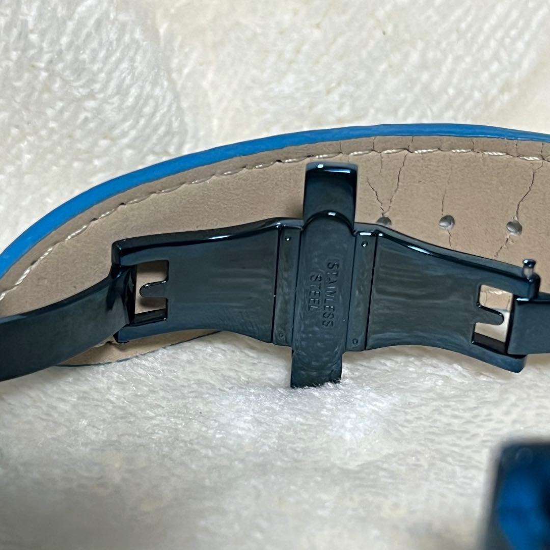 エテノワールetenoir 廃盤レアBLUEモデル腕時計 ETGS36自動巻き