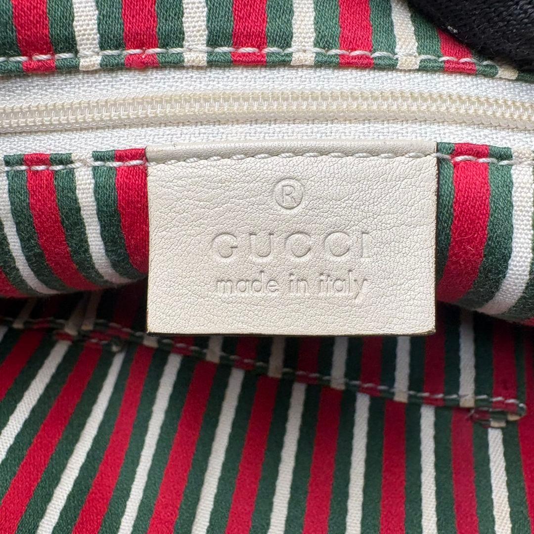 061 美品 GUCCI トートバッグ ハンドバッグ 肩掛け GG柄 e2
