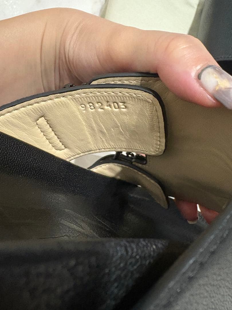 正規品　ロエベ　アナグラム　ユニセックス　サンダル　41 黒　ブラック　本革