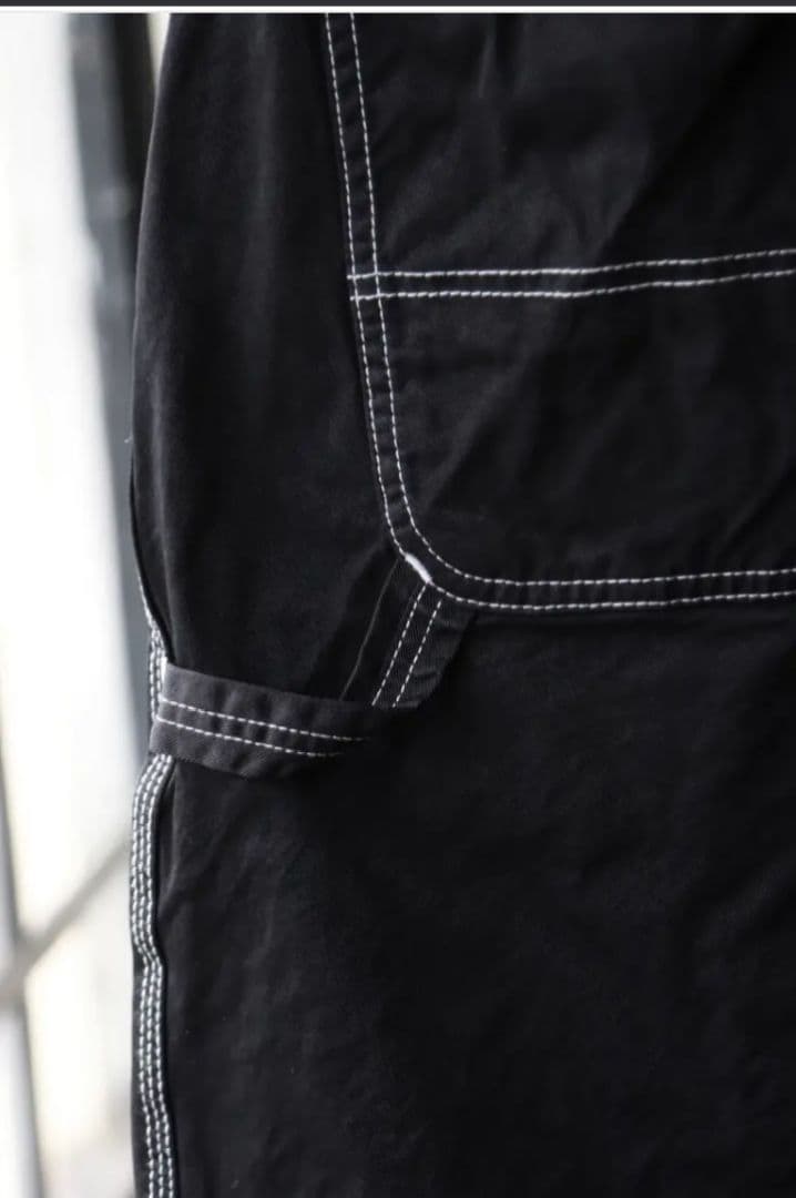 コムデギャルソンオム25FW ナイロンスパンツイル製品染めパンツ