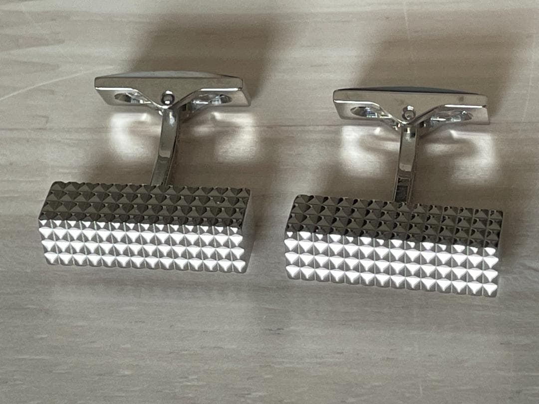 エス・テーデュポン　カフリンクス　スクエアパラディウム