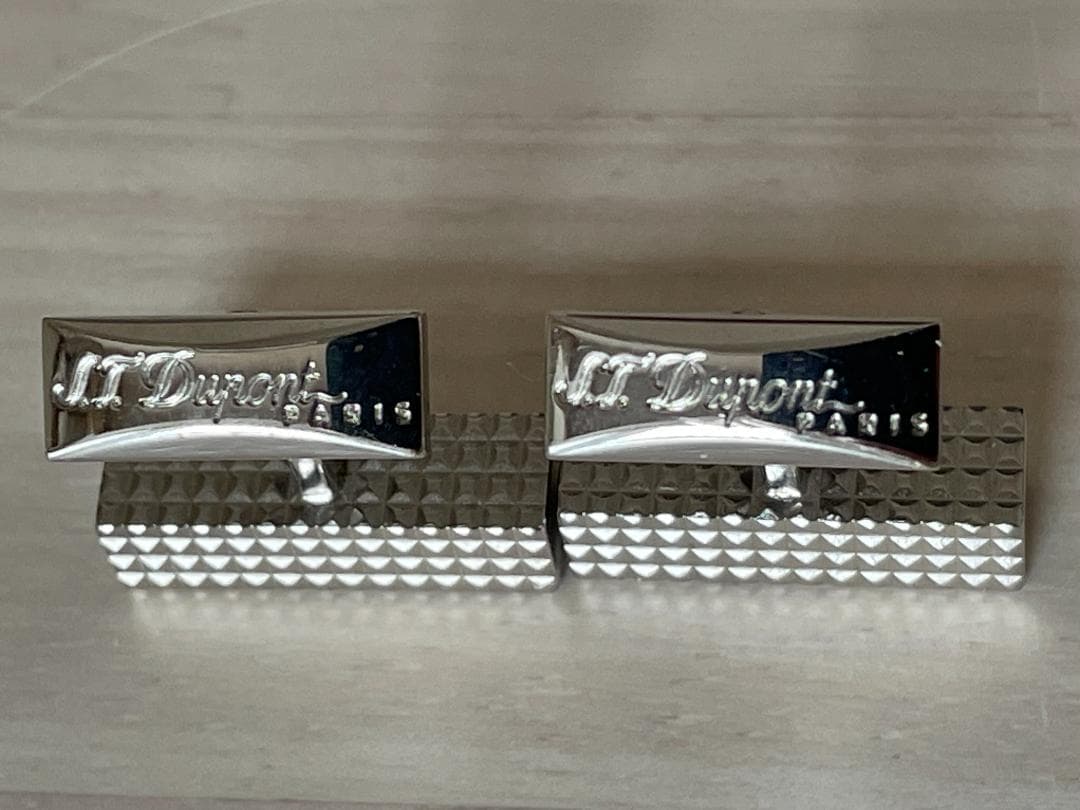 エス・テーデュポン　カフリンクス　スクエアパラディウム