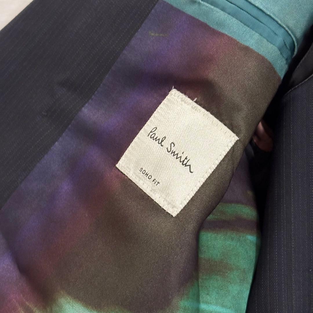 極美品✨23aw ポールスミス スーツ スリーピース グラデーション ネイビー
