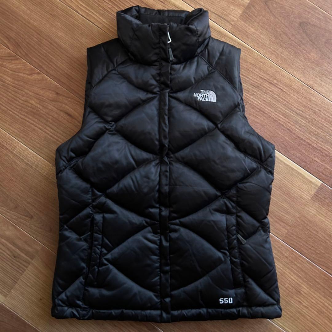 ⭐️着用感の少ない美品⭐️ノースフェイス ダウンベスト 黒 S 550 FILL