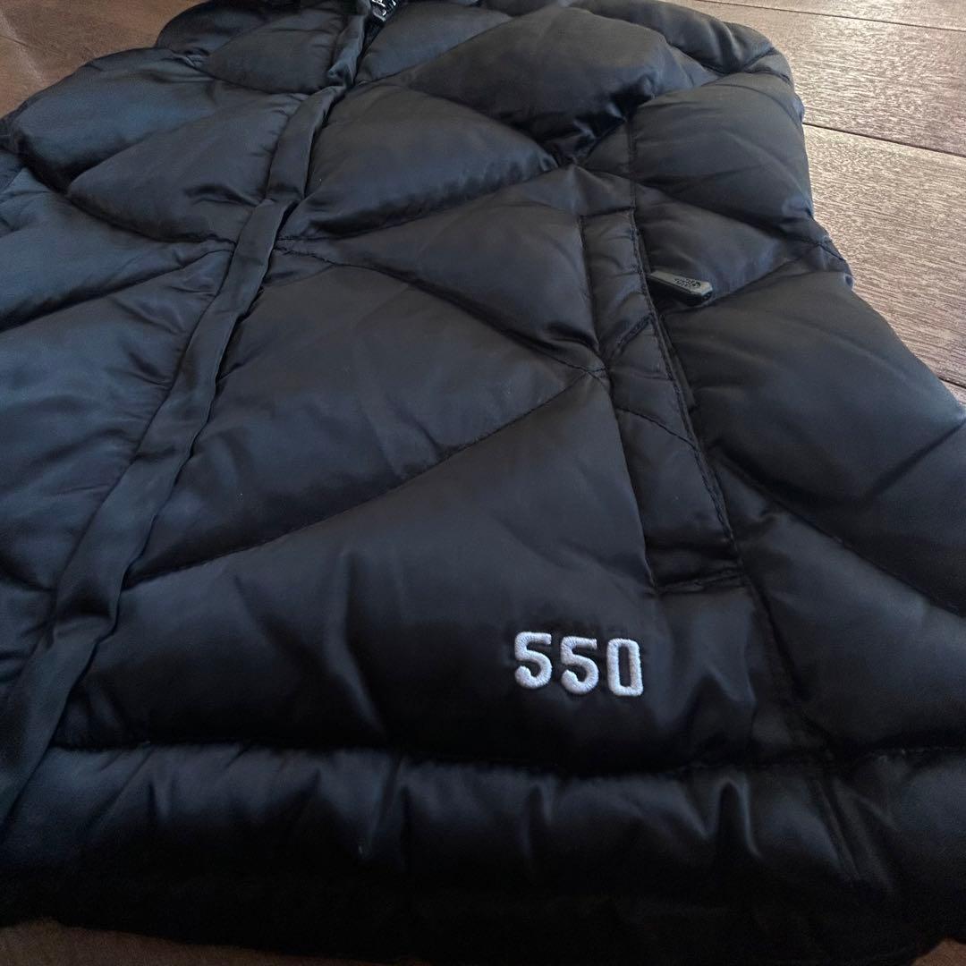 ⭐️着用感の少ない美品⭐️ノースフェイス ダウンベスト 黒 S 550 FILL