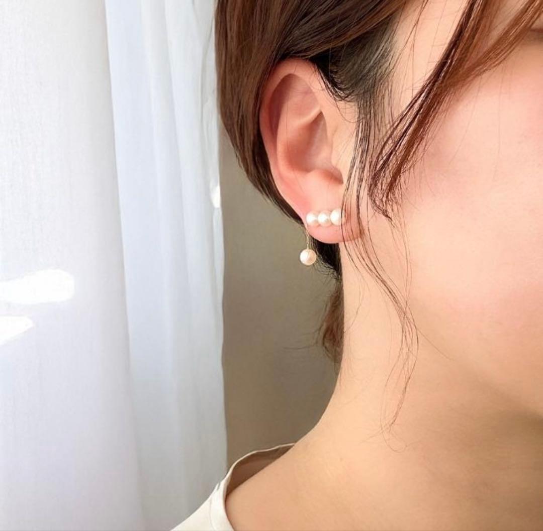 K10 あこや真珠 パール　ピアス