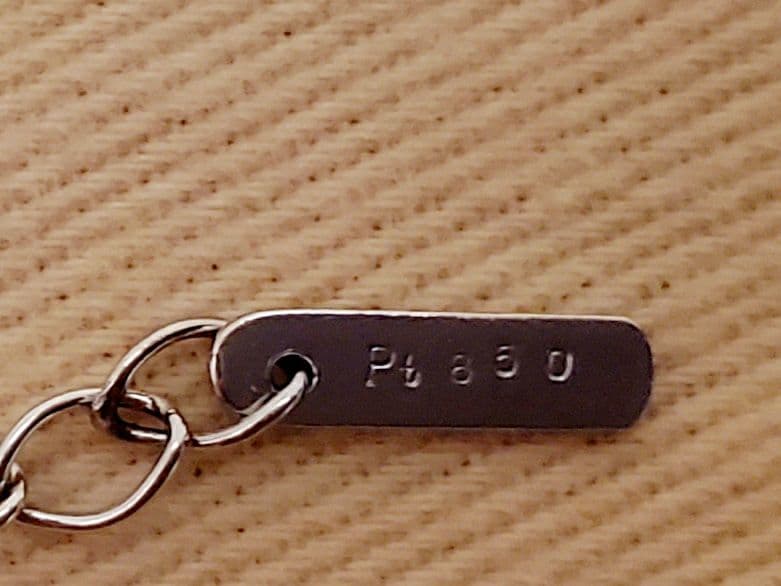 クロスダイヤモンドアンクレット　メンズ