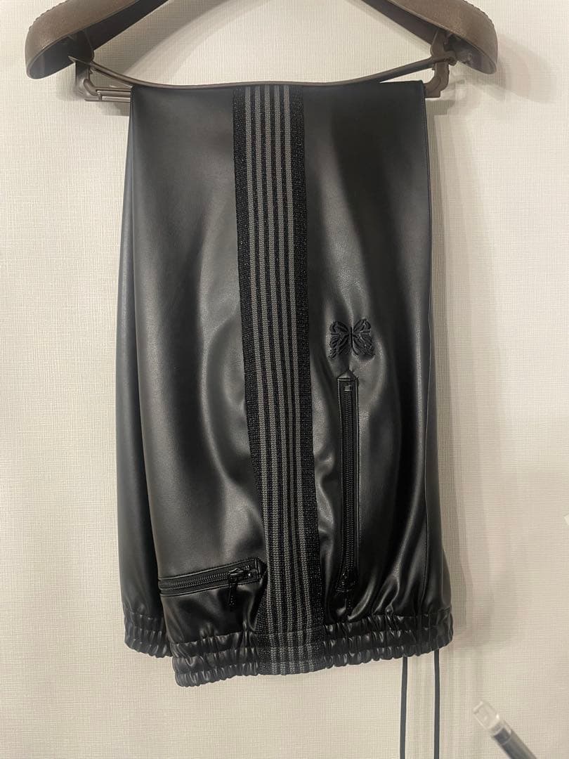 Needles LHP別注 レザートラックパンツ