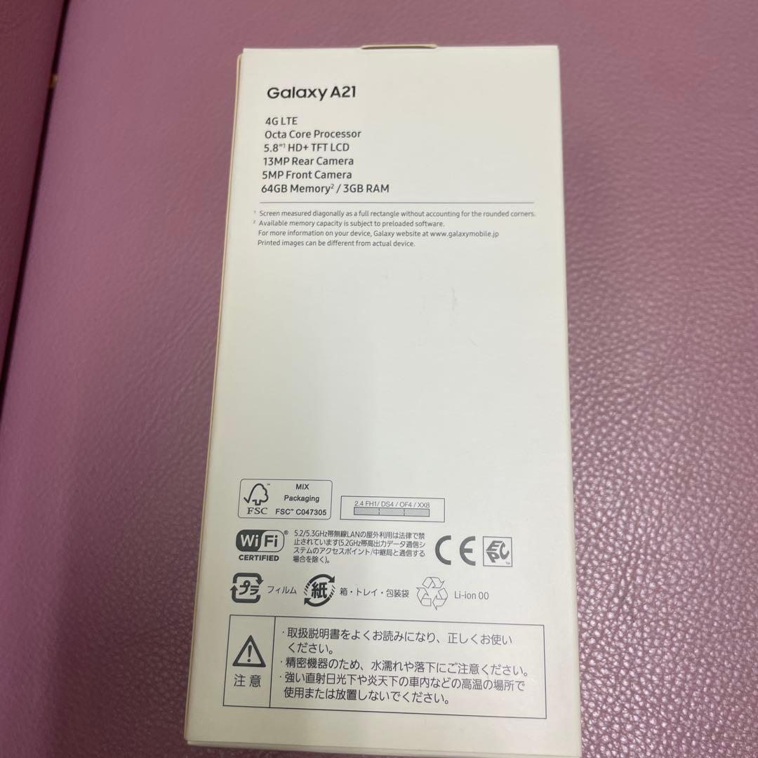 【未使用】docomo Galaxy A21 SC-42Aセット ブラック