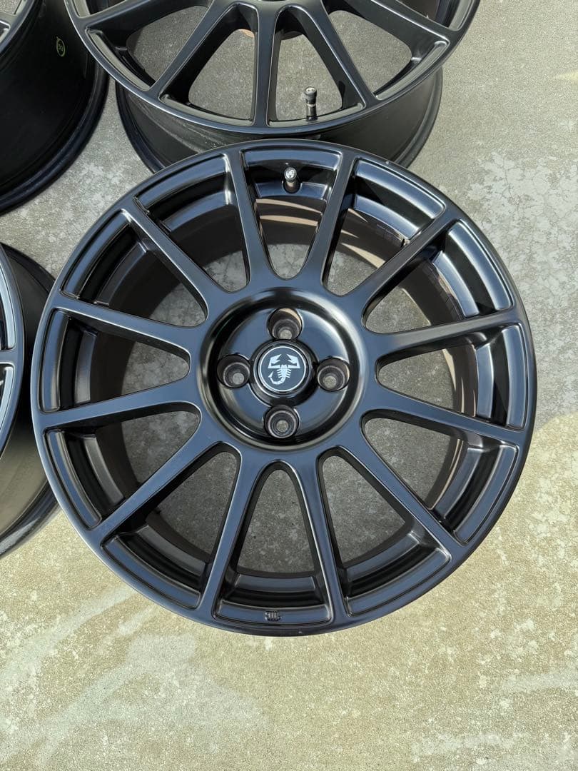 【希少】アバルト595コンペ パフォーマンスパッケージ ホイール4本セット 美品