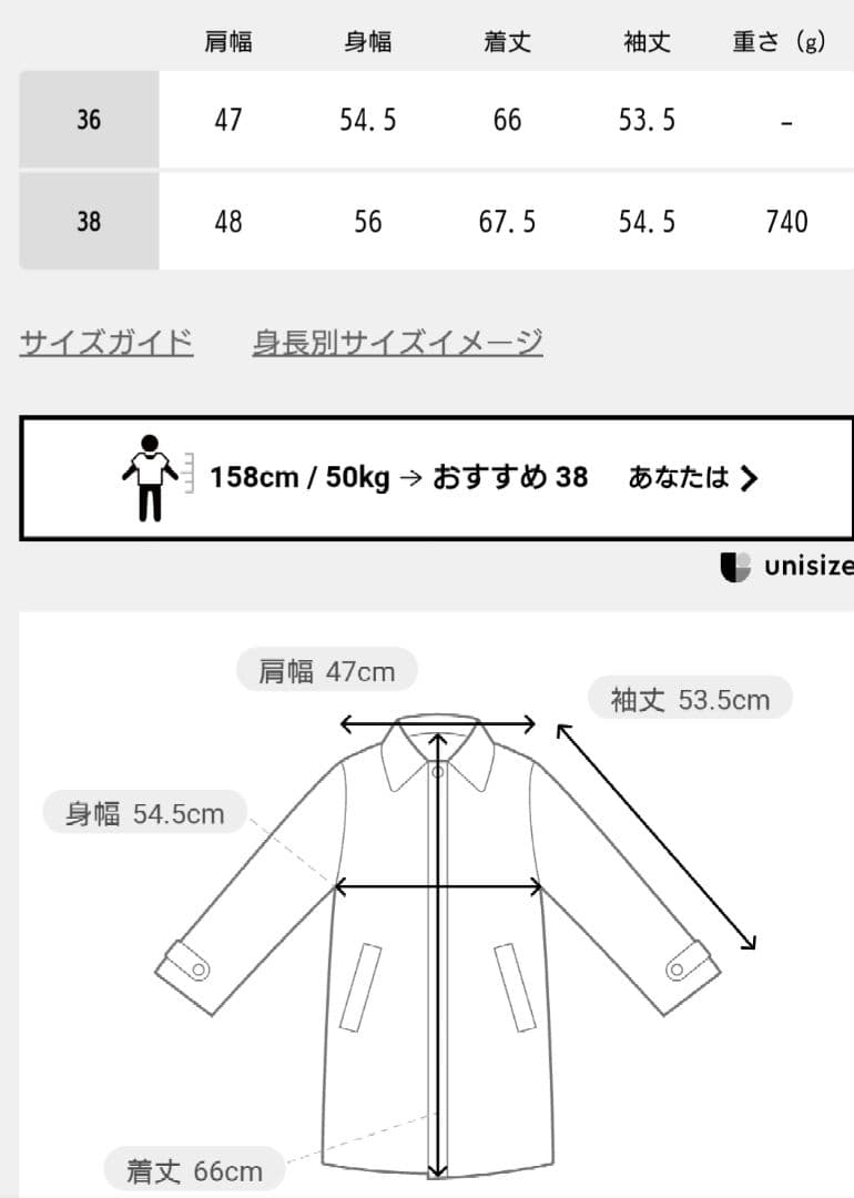 ノーカラーショートコート ホワイト サイズ36 完売 La Totalite