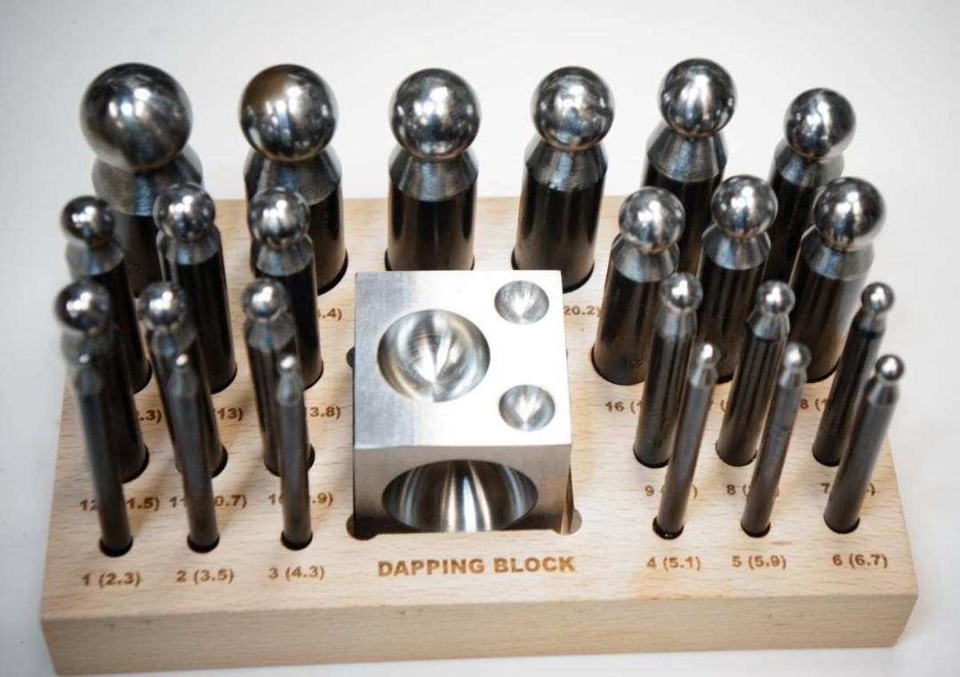 矢坊主24本　+　サイコロ台　コンチョ　リング　レザークラフト　ジュエリー