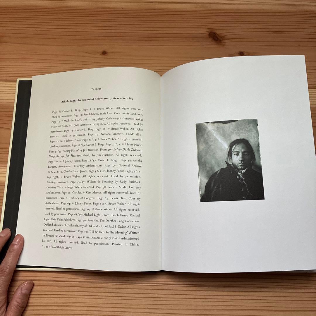 RRL 2001 DOUBLE RL BOOK ダブルアールエル 写真集 洋書