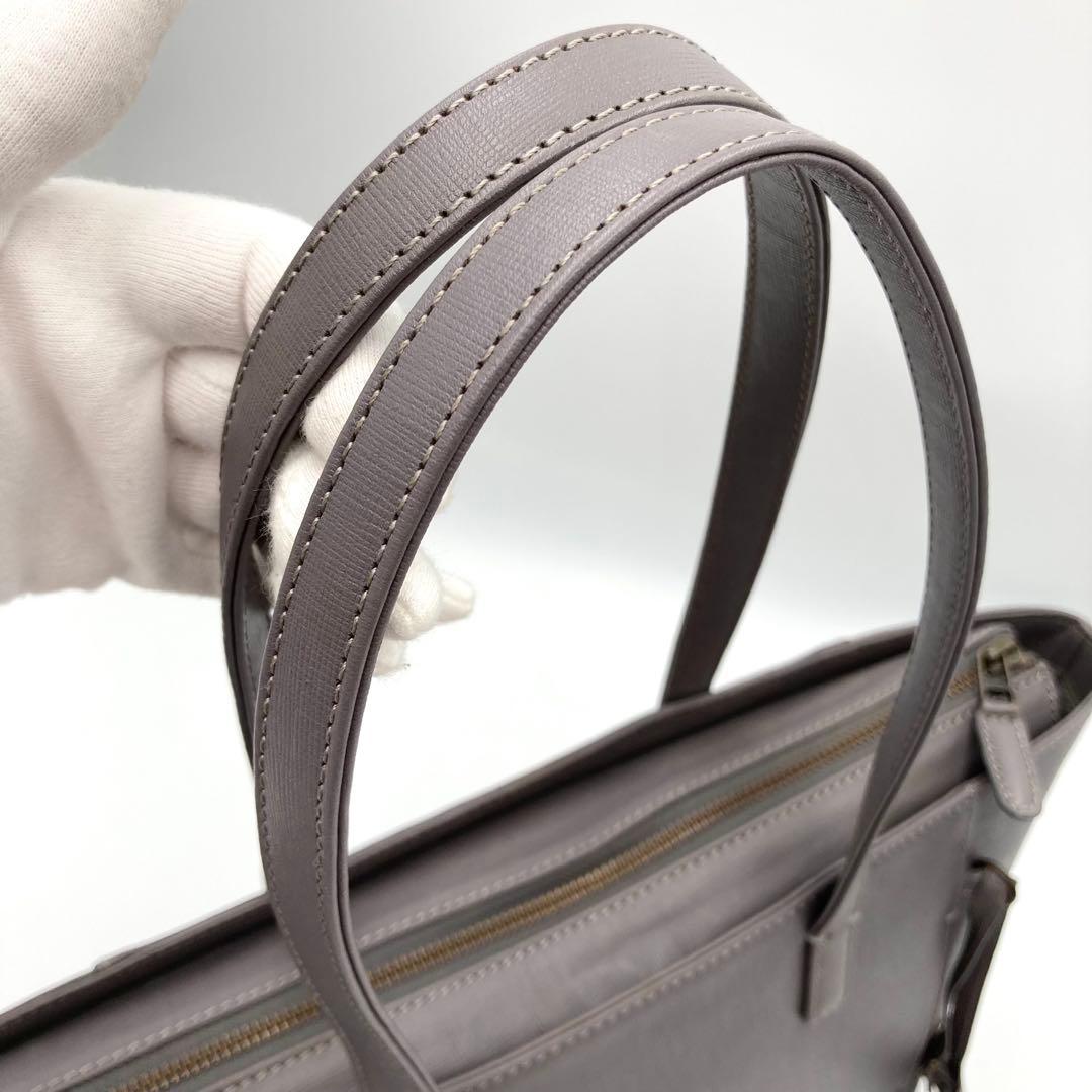 sy bloom✨ マザーハウス アンティーク トートバッグ 本革 グレー