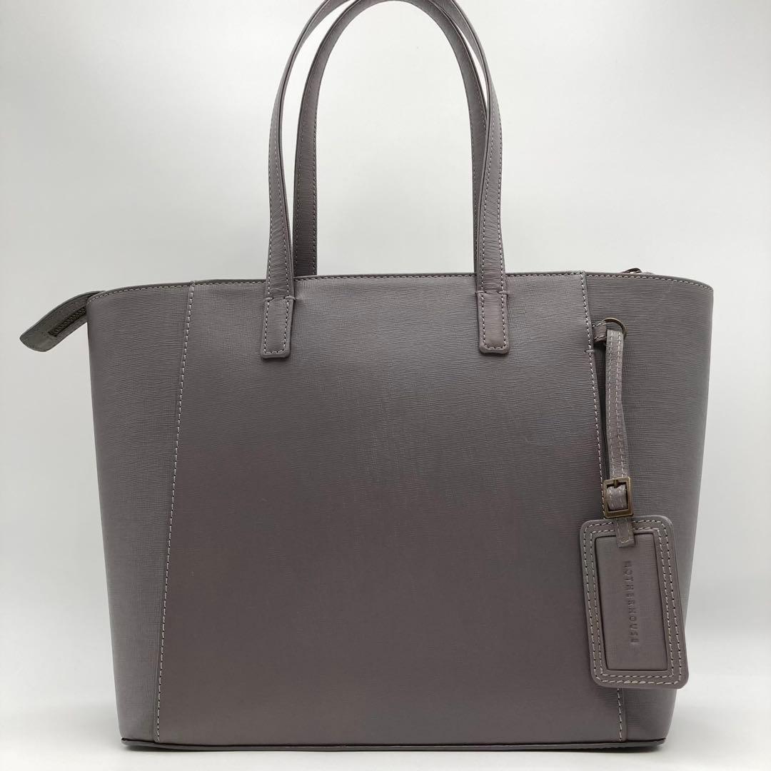 sy bloom✨ マザーハウス アンティーク トートバッグ 本革 グレー