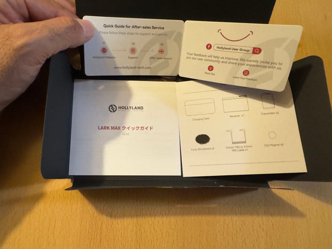 t*o様 HOLLYLAND LARK MAX ワイヤレスマイクシステム