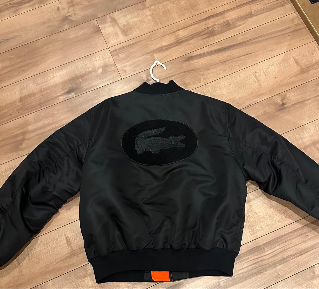 Lacoste ブラック MA-1ジャケット