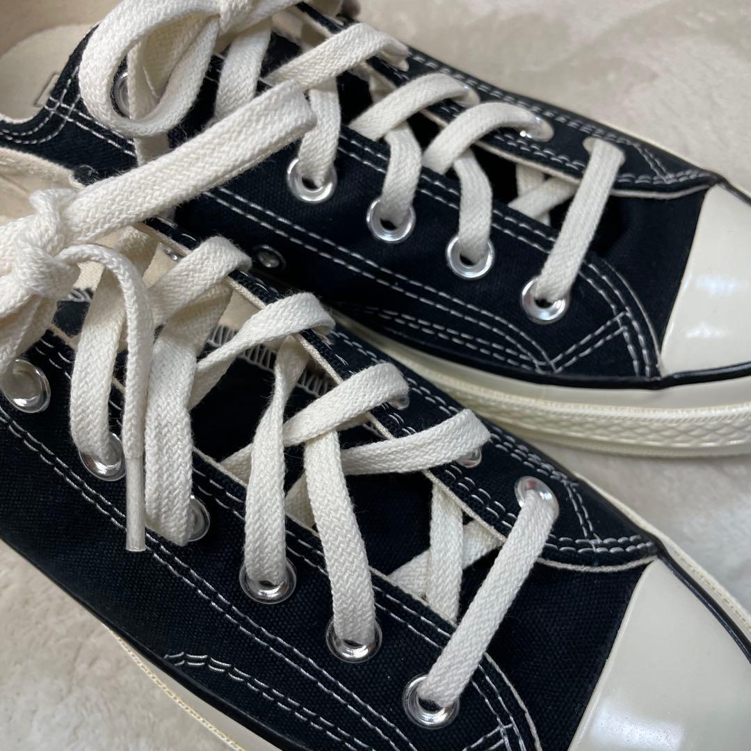 【海外限定】コンバース チャックテイラー ct70 黒 ローカット 24bm