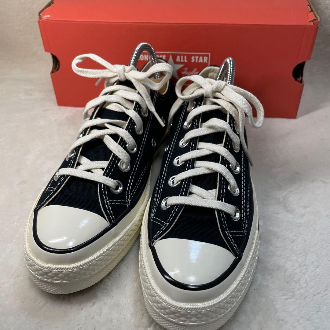 【海外限定】コンバース チャックテイラー ct70 黒 ローカット 24bm
