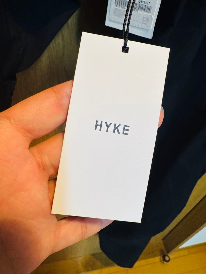 HYKE ジャンプスーツ　黒　新品タグ付き　サイズ02