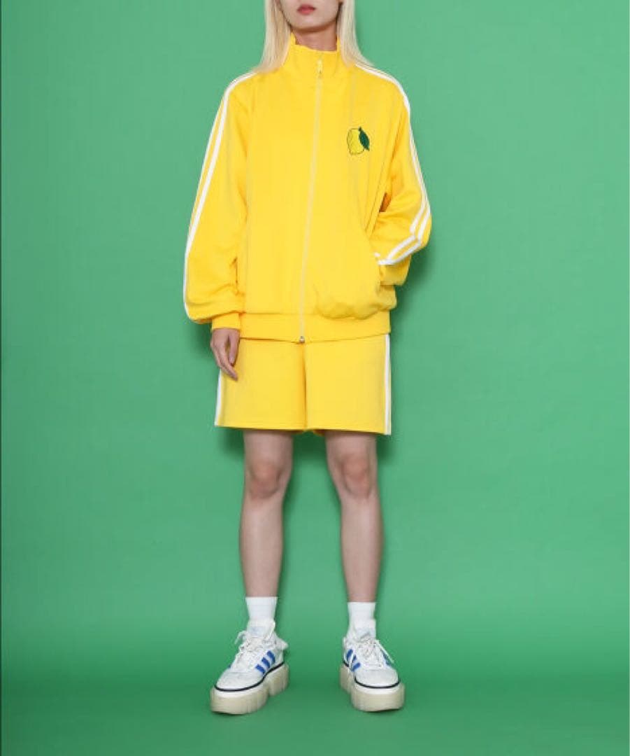 美品・新品未使用プニュズフードジャージトップ