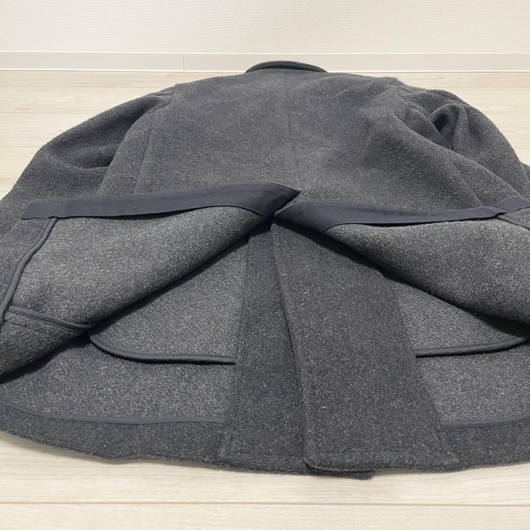 美品✨DANTON【ダントン】ウールモッサ シングルコート チャコールグレー　L